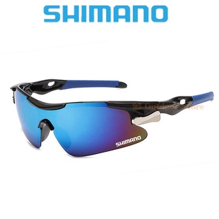 Shimano UV 400 แว่นตากันแดด เลนส์โพลาไรซ์ สําหรับขี่จักรยาน ตกปลา กีฬากลางแจ้ง