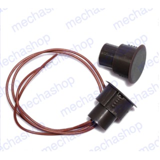 1คู่ เซนเซอร์แมกเน็ตสวิทซ์ เซนเซอร์ตรวจจับแม่เหล็ก Magnetic Contact Reed Switch door sensor Alarm switch (Normal open)