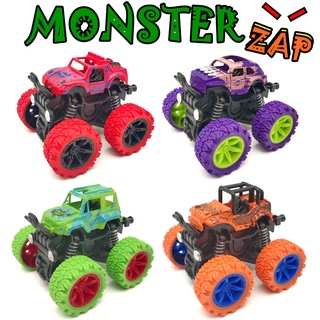 โมเดลรถเหล็ก MONSTER ZAP วิ่งได้ สเกล 1/64  ขับเคลื่อน 4ล้อ