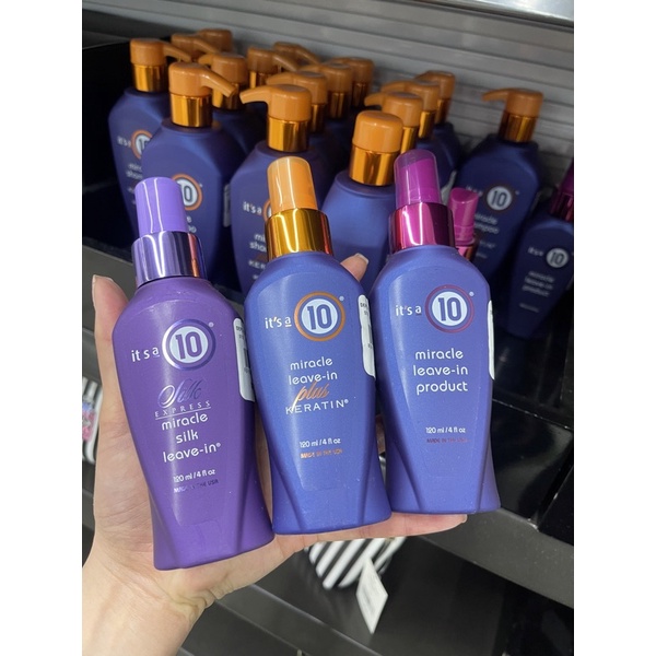 It’s a 10 Miracle Leave-in 120ml. ผลิตภัณฑ์บำรุงเส้นผมนำเข้าจากเมกา