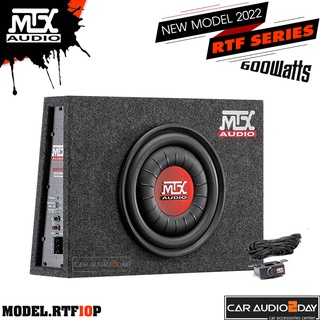 MTX รุ่น RTF10P NEW MODEL2022 ตู้ลำโพงซับสำเร็จรูปขนาด 10นิ้ว พร้อมแอมป์Class-Dขยายในตัวกำลังขับสูงสุด 600 WATT