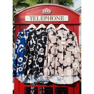 เสื้อเชิร์ตสุดฮิตลายดอก marimekko