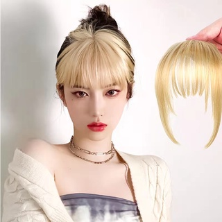 Fashion Ins Comic Bangs Wig Female Net Red Jennje The Same Golden Bangs Dyed Wig Patch Fake Bangs