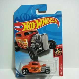 รถเหล็ก Hot wheels 32 FORD สีส้ม