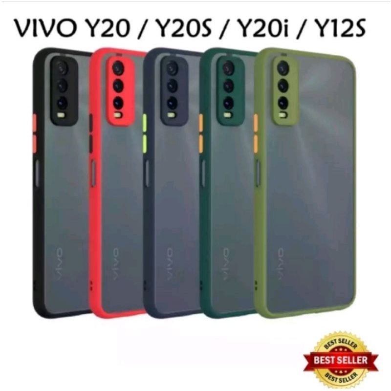 Case Softcase Casing Silicon Vivo Y20 Y20s Y120i Y12s My Choice Pindung Camera