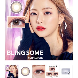 Olens รุ่น blingsome  คอนแทคเลนส์เกาหลี รายเดือน สีเทา