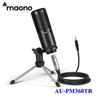 MAONO AU-PM360TR Condenser Microphone ไมโครโฟนคอนเดนเซอร์บันทึกเสียงสําหรับคอมพิวเตอร์