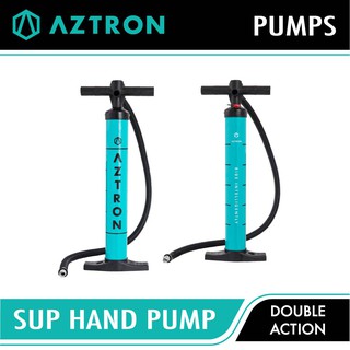 Aztron Hand Pupm Double Action ปั๊มสูบลมสำหรับบอร์ดยืนพาย SUP Stand Up Paddle Board กีฬาทางน้ำ Water Sport