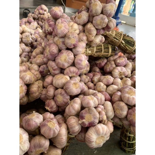 แถมฟรีหอมแดง200กรัมเมื่อซื้อกระเทียมไทยม่วงรุ่น1กิโลกรัมไซส์ใหญ่