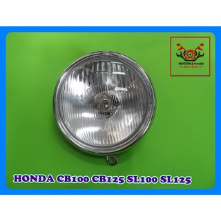 HONDA CB100 CB125 SL100 SL125 HEADLIGHT HEADLAMP SET // ไฟหน้า จานฉาย สินค้าคุณภาพดี