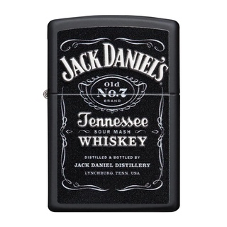 Zippo ไฟแช็กรุ่น 49281 Jack Daniel รับประกันตลอดชีวิต นำเข้าและจำหน่ายโดยตัวแทนจำหน่าย