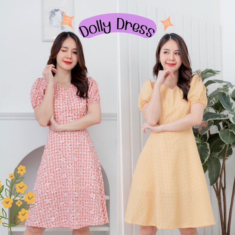 Byjutha Dolly Dress เดรสสั้นแขนตุ๊กตา byjutha.official ThaiPick