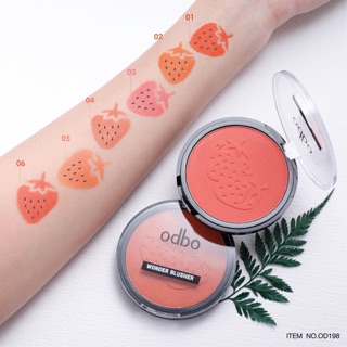 🍓 โอดีบีโอ วันเดอร์ บลัชเชอร์ (OD198) 🍓Odbo Wonder Blusher