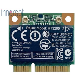 [Innerset] Rt3290 อะแดปเตอร์การ์ดเครือข่าย Wifi Pci-E บลูทูธ 3.0 150M 2.4Ghz