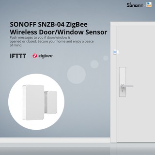 Sonoff SNZB-04 ZigBee ระบบเตือนภัยแม่เหล็กไร้สาย ติดประตู หน้าต่าง eWeLink APP