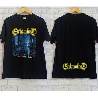 [S-5XL] เสื้อยืด ENTOMBED - ทางซ้ายมือ