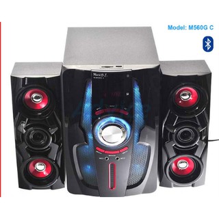 Music D.J. M-M560GA Multimedia Speaker ลำโพงซับวูฟเฟอร์ ระบบ2.1