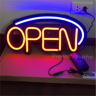 ป้ายไฟ LED ป้ายไฟสำเร็จรูป ป้ายไฟประดับร้าน ป้ายไฟ OPEN