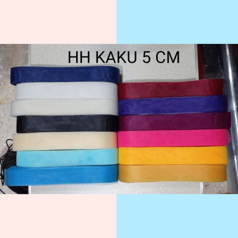 PER 10 & 50 YARD - 5 CM RIGID MESH RIBBON / RIGID HARDNET / RIGID HORSEHAIR