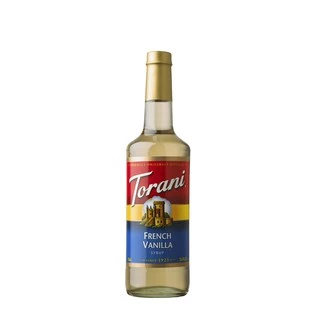 Torani French Vanilla Syrup นํ้าเชื่อมโทรานี่ กลิ่นเฟร้นช์วานิลลา 750 มล.