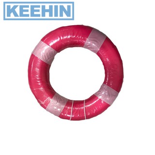 ห่วงโฟมชูชีพ 24" สีชมพู/สีขาว Lifebuoy ring 24 "in Pink / white