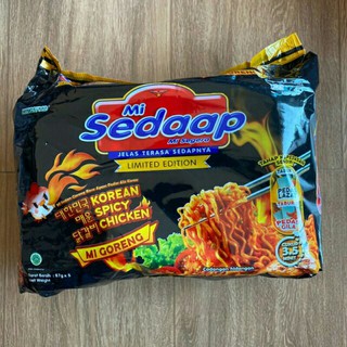 พร้อมส่ง✅มาม่าเผ็ดSedaap Korean Spicy Chicken แซ่บซี้ดถึงใจสไตล์เกาหลี❗1ซอง🍝