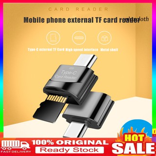 Plu_ อะแดปเตอร์การ์ดรีดเดอร์ Micro - Usb / Type - C Tf Micro - Sd Otg ความเร็วสูง