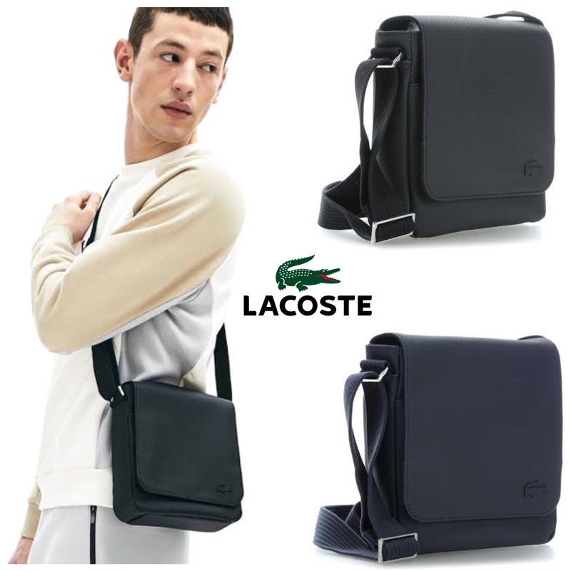 Lacoste Flap Crossover Bag กระเป๋าสะพายข้าง (ลิขสิทธิ์แท้💯%)
