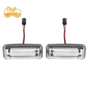 หลอดไฟ Led ติดป้ายทะเบียนรถยนต์สําหรับ Toyota Ft-86 Gt86 2ชิ้นสําหรับ Subaru Brz 2012 Subaru Legacy 2010-2015 Subaru Wrx 2011-2015