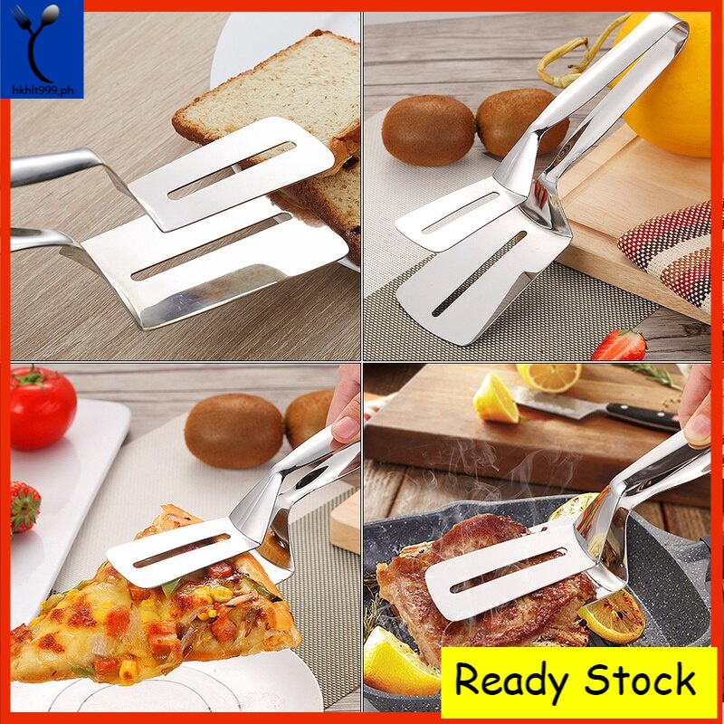 LT999 304 ที่คีบบาร์บีคิวสแตนเลส, เครื่องมือทําอาหาร, ที่คีบบาร์บีคิว, พลั่วเฟรนช์ฟรายส์, ที่คีบผักเ