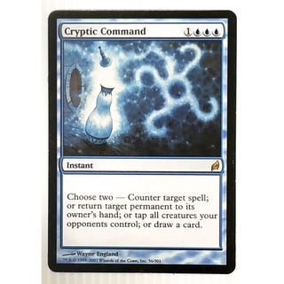 MTG Card Black Core - Legacy Set - Instant - Cryptic Command 56/301 (Magic: The Gathering - English Proxy Card)