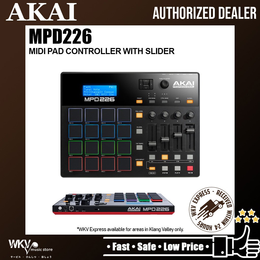 Akai Professional MPD226 USB MIDI Pad Controller (MPD-226 / MPD 226 )