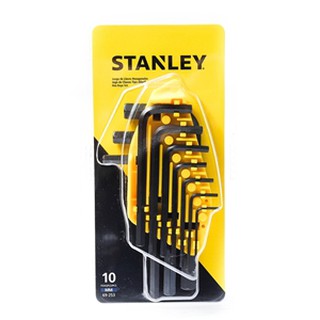 STANLEY (สแตนเล่ย์) 69-253 ชุดประแจ 6 เหลี่ยม 10 ชิ้น