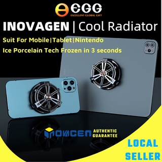 Cooling in 3 seconds! INOVAGEN Magnetic Phone Cooler Tablet Radiator พัดลมระบายความร้อนสำหรับเล่นเกม with Ice Porcelain