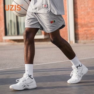 [เลือกสินค้าพรีเมี่ยม] Uzis American But Knee-over-the-Knee กางเกงบาสเก็ตบอลขาสั้น ผ้าตาข่าย ไม่มีขอบเขต สําหรับผู้ชาย เหมาะกับการเล่นกีฬา ฟิตเนส วิ่ง [Graffiti] E9FJ