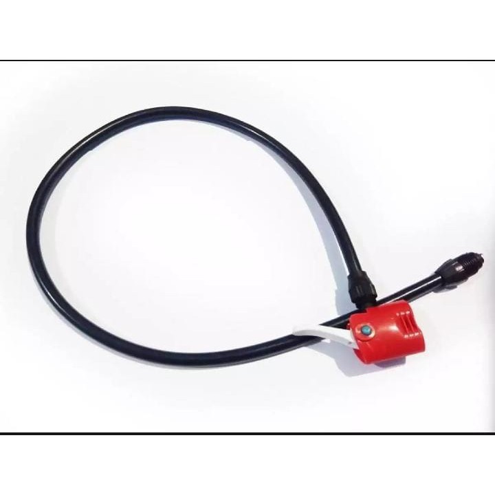 Double 2 ฟังก์ชั่นท่อปั๊มรถจักรยานยนต์ Air Fixi Pump Hose fixie tube
