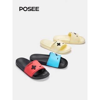 ☎❍♀Posee รองเท้าแตะลําลองสําหรับผู้ชาย / ผู้หญิง Ps3133