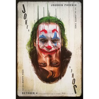 โปสเตอร์ หนัง โจ๊กเกอร์ JOKER (2019) POSTER 24”x35” Inch Psycho Thriller Movie Joaquin Phoenix DC Comics