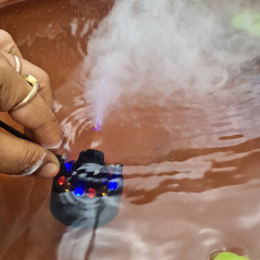 ทำหมอกควัน Dry-ice  น้ำพุควัน สร้างควัน น้ำพุ น้ำพุสร้างควัน ใช้เพิ่มบรรยากาศภายในบ้าน หรือประดับตกแ