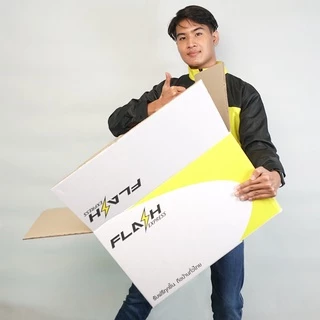 Flash Express (แฟลชเอ็กซ์เพรส) กล่องกระดาษ MINI/S/S+/M/M+/L 10 กล่อง