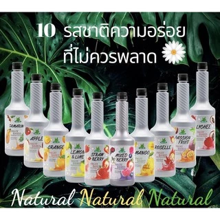 เนเจอร์เทส [ถุงเติม และ ขวด] น้ำผลไม้ ผลไม้เข้มข้น ผสมผลไม้จริง ยี่ห้อ เนเจอร์เทส (Nature taste)