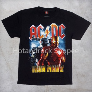 เสื้อยืดโอเวอร์ไซส์เสื้อวง AC DC TDM 1074 HotandrockS-3XL