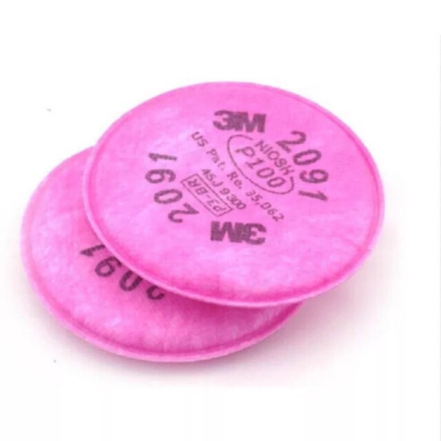 ♤ฟิลเตอร์ 3M2091/2097 สำหรับหน้ากากครึ่งหน