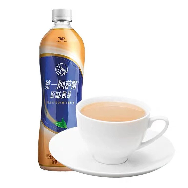 รสดั้งเดิมชานมไต้หวัน หอมชาหวานกำลังดี สดชื่น ตรา ถงอี้ 500ml 阿萨姆奶茶