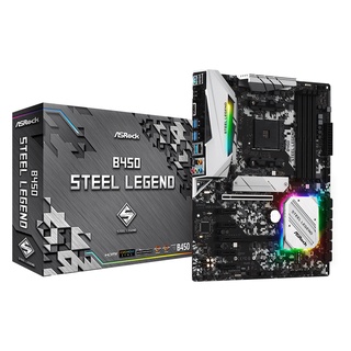 ASROCK B450 STEEL LEGEND AM4 AMD Promontory Quad CrossFireX B450 SATA 6Gb/s ATX (Warranty 3Y)