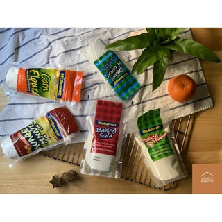 ผงฟู เบคกิ้งโซดา ครีมออฟทาร์ทาร์ แป้งมันฮ่องกง แป้งข้าวโพด Baking Powder Baking Soda Cream of Tartar McGarrett