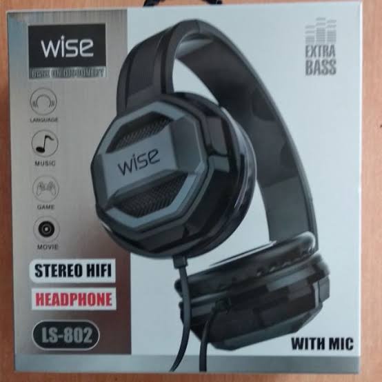 ลดสุดปัง  หูฟัง wise LS-802 สีเทา