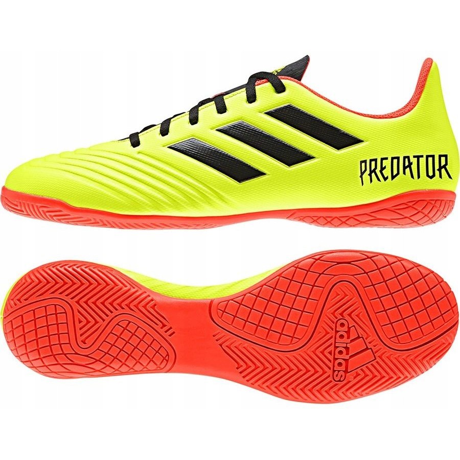 รองเท้ากีฬา รองเท้าฟุตซอลเด็ก ลิขสิทธิ์แท้ 100%  Adidas DB2336 PREDATOR TANGO 18.4 IN J เขียวส้ม