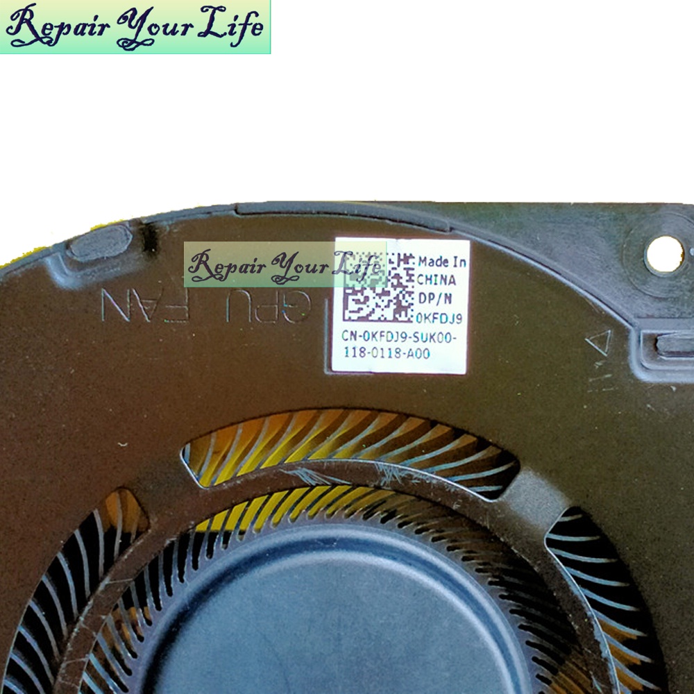 wLaptop GPU CPU Cooling Fans Cooler for DELL G7 17 7700 2020 Gaming