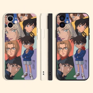 Conan Edogawa เคสไอโฟน 11 8 พลัส cartoon เคส Xr Xs X max iPhone 13 promax 7 8 plus se2020 12 11 phone case นิ่ม